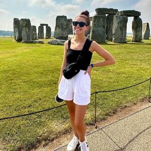 Abercrombie Linen Blend Shorts